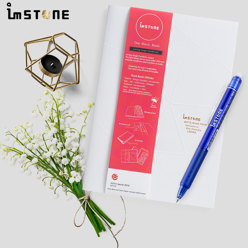 imstone石头纸绿色环保角岩笔记本防水记事本文具日记耐撕不洇墨