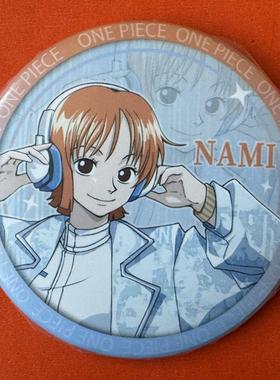 正版日谷 新款海贼王onepiece宝藏 吧唧 徽章娜美 56mm谷子周边