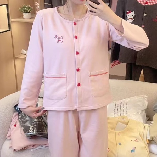 【7】品牌高货青沧多款少量 长袖套装宽松秋季女睡衣可外穿家居服