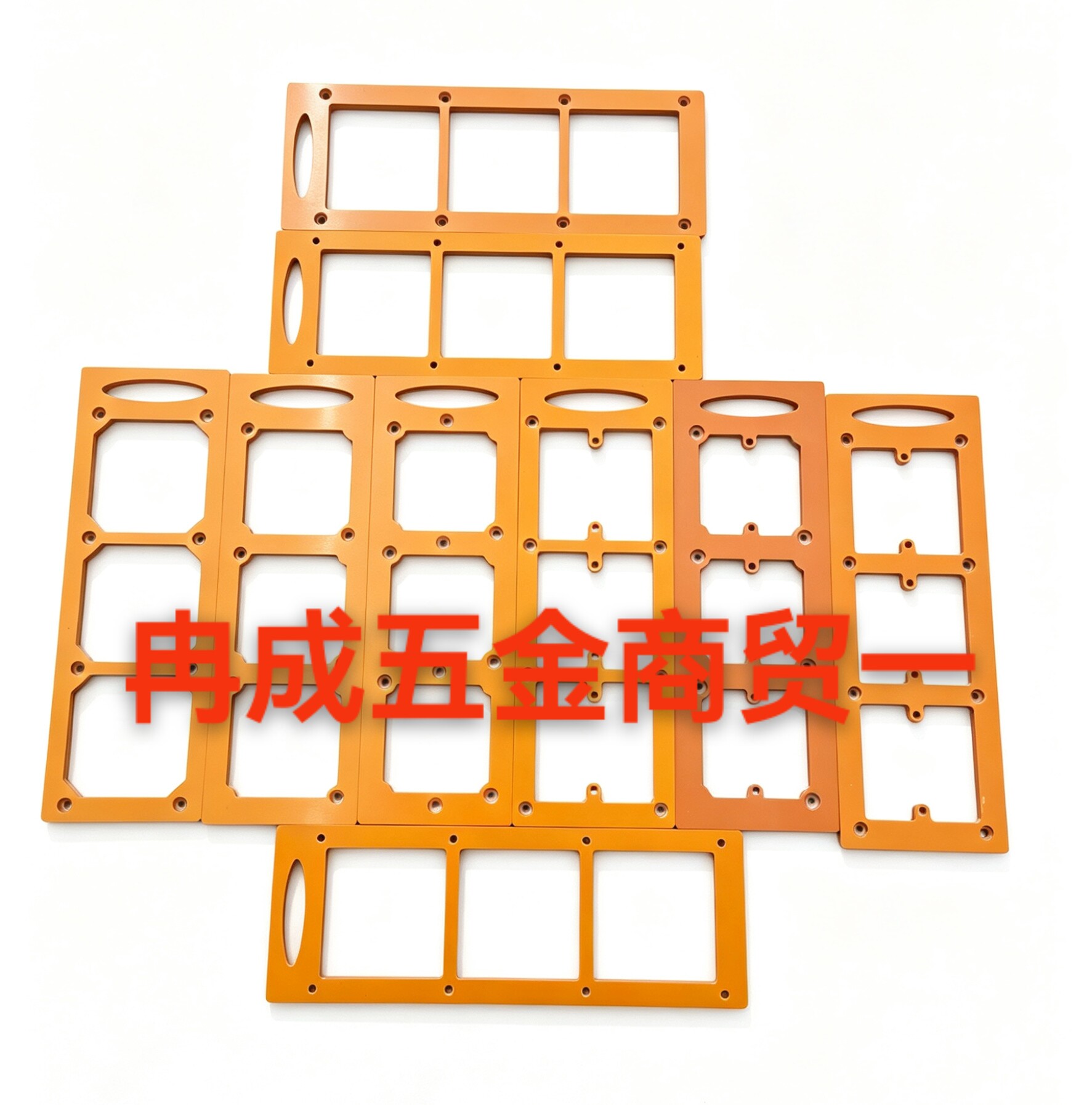 86盒开关插座开孔模具定制家具衣柜暗盒方孔开槽画线木工工具模板