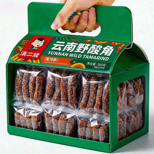 滇二娃云南特产清甜野酸角冰糖甜酸角糕孕妇零食休闲小吃