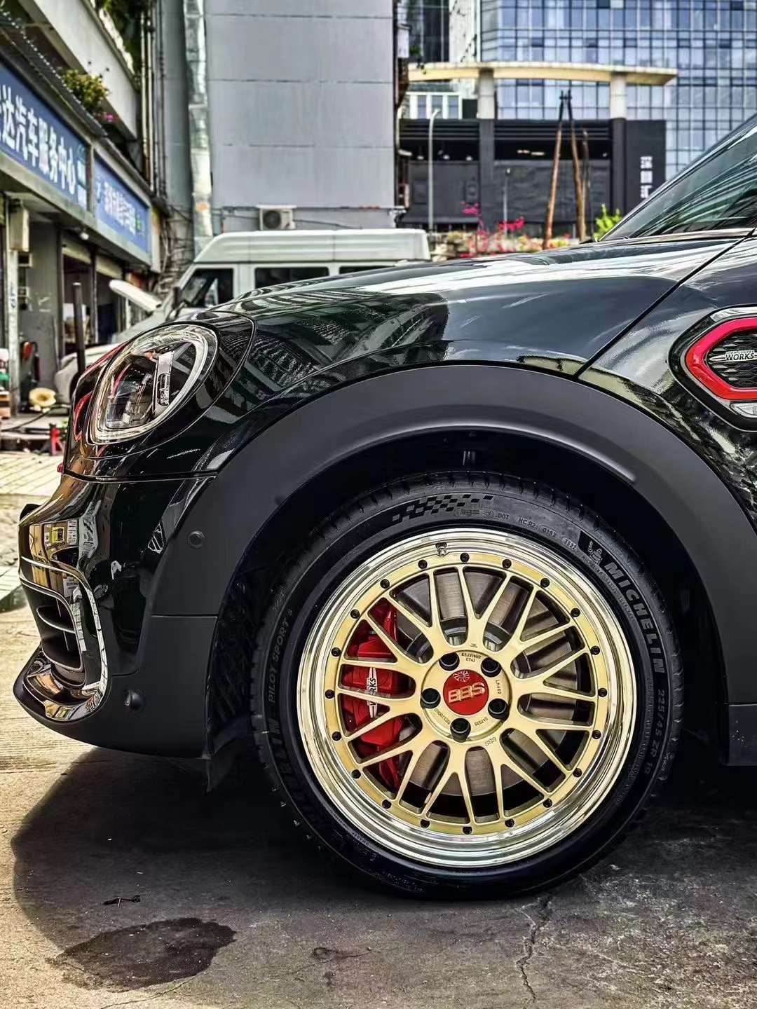 日本正品BBS LM400 19 锻造轮毂 MINI F60 54车系