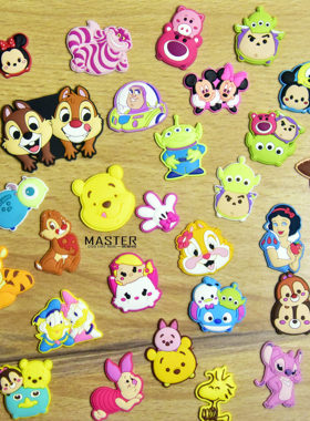 上部分 散货 玩总 米妮 三眼仔 卡通软胶硅胶公仔 手机壳diy材料