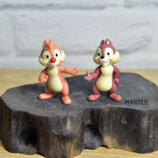 原单散货 花栗鼠 奇奇蒂蒂 卡通公仔人偶模型手办摆件 玩具