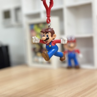 原单散货超级玛丽 马里奥卡通公仔模型挂件 包包挂饰