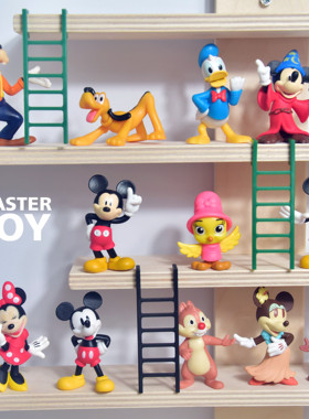原单散货 米奇米妮 唐老鸭 花栗鼠 多款造型卡通公仔模型摆件玩具