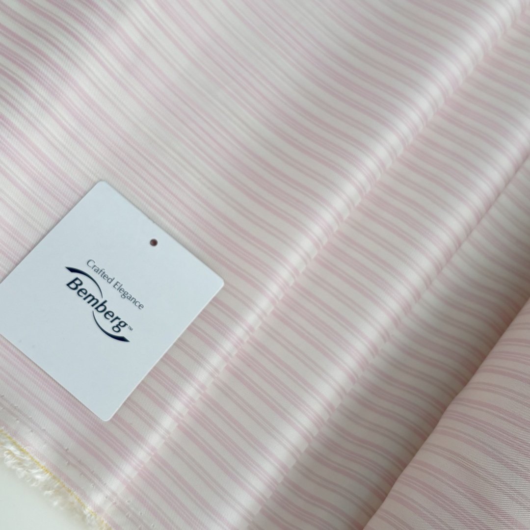 日本全宾霸里布西装内衬羊绒大衣里衬100%铜氨丝宽提花西装里子布