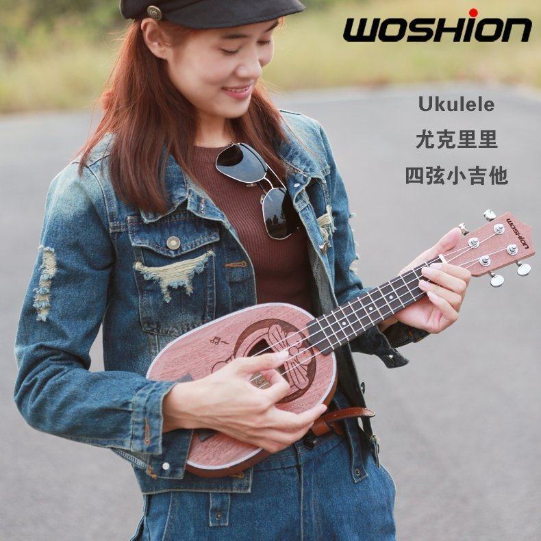 尤克里里ukulele乌克丽丽哆啦a梦机器猫夏威夷小吉他四弦
