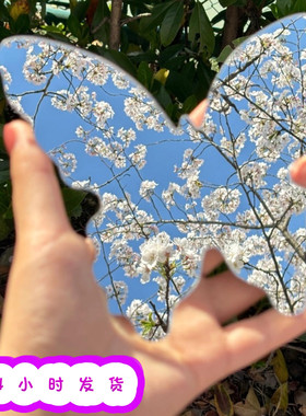 网红ins不规则镜子异形拍照学生