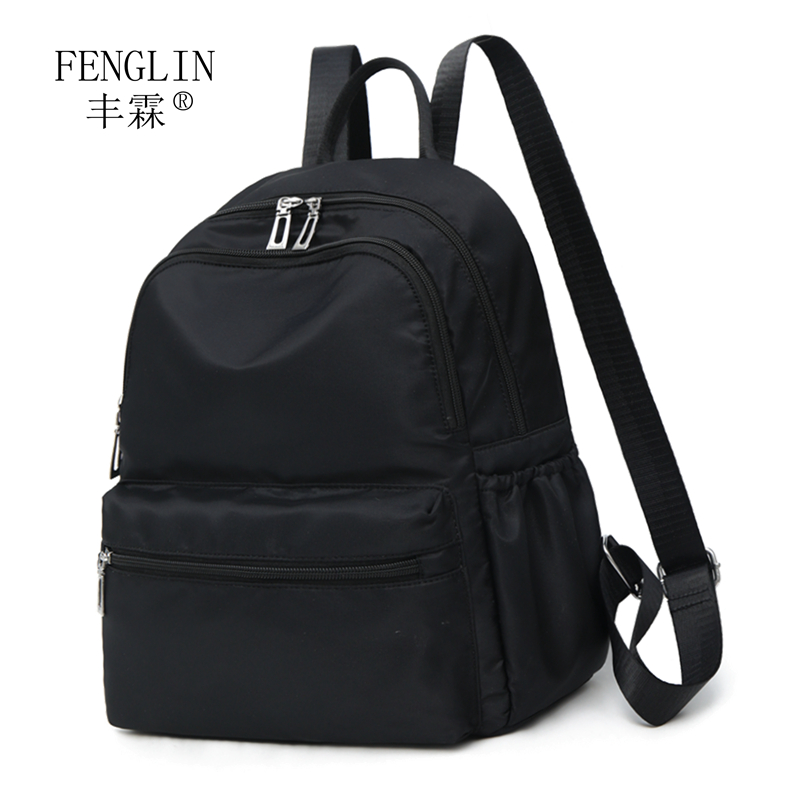 双肩包女士2025新款时尚百搭防水牛津布小背包旅游轻便旅行大容量