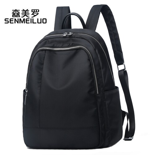 牛津布双肩包女士2026新款通勤小背包旅游轻便高颜值户外旅行包包