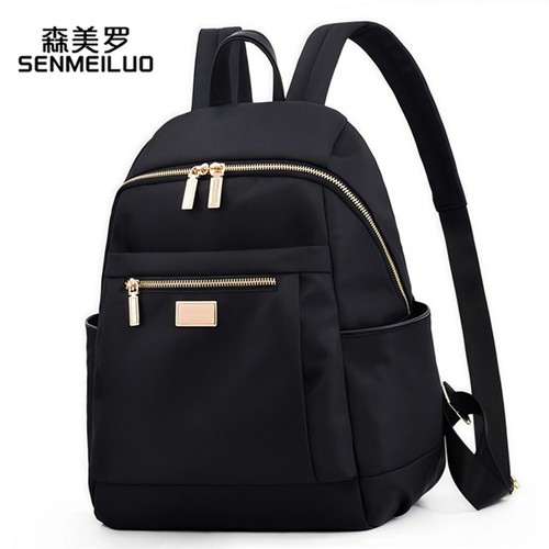 双肩包女士2025新款时尚百搭防水牛津布小背包旅游轻便旅行大容量