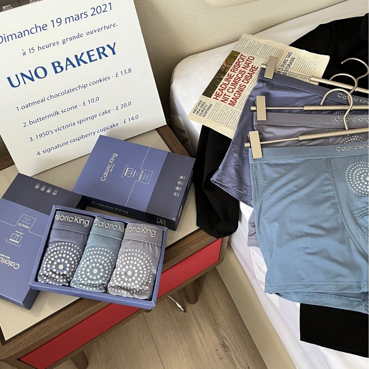 Caloric King男士精品盒装10A桑蚕丝抑菌按摩养护能量内裤礼盒装