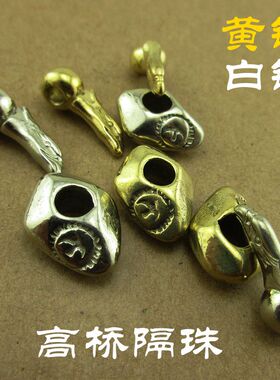 高桥吾郎纯黄铜飞鹰手串项链散珠