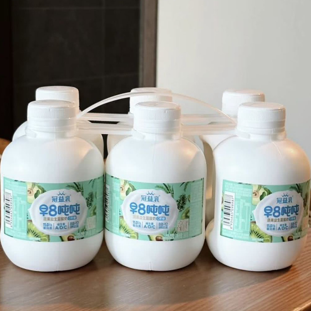 山姆代购 冠益乳早8吨吨蔬菜果益生菌酸奶380g*6瓶
