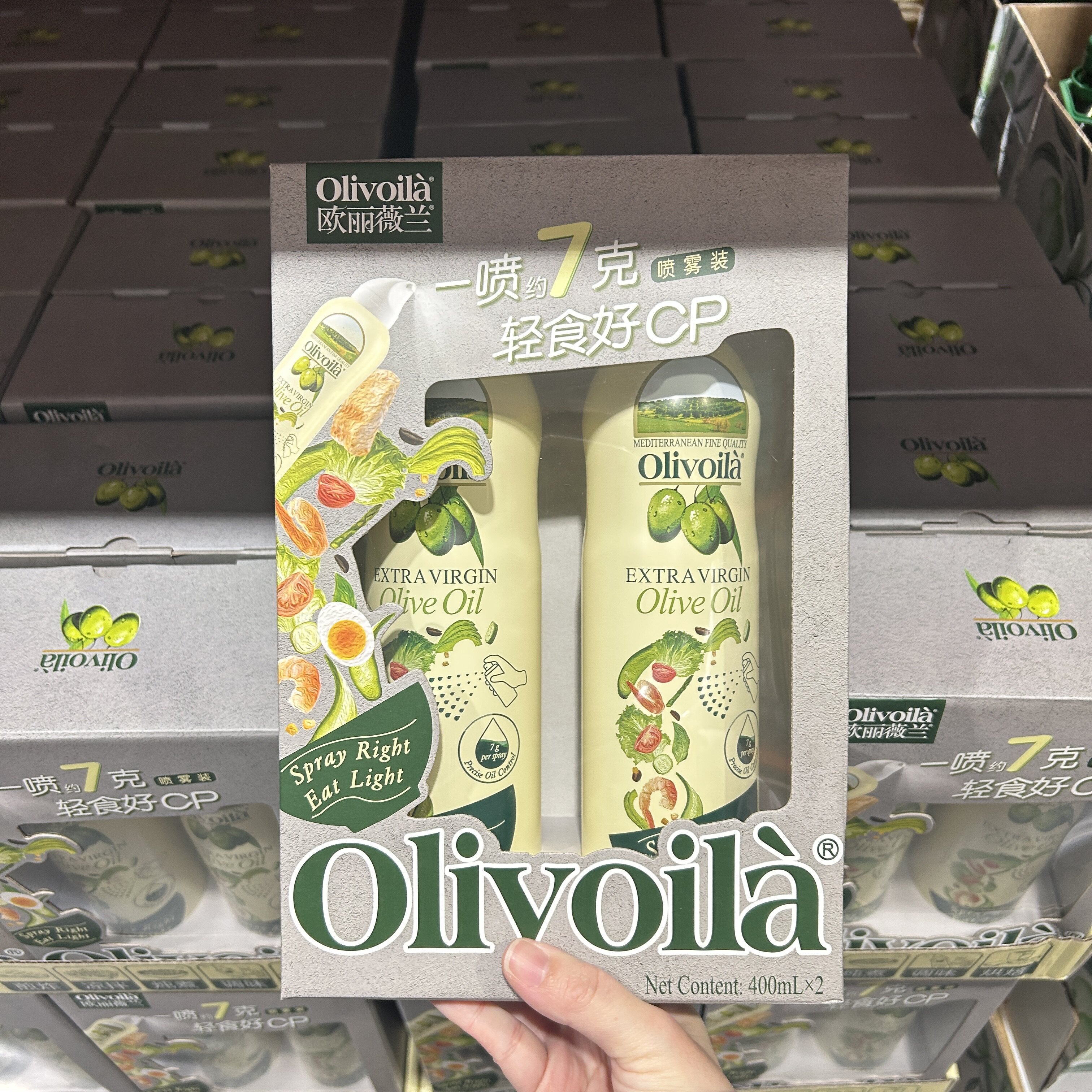 上海开市客costco代购  欧丽薇兰特级初榨橄榄油喷雾装400ml