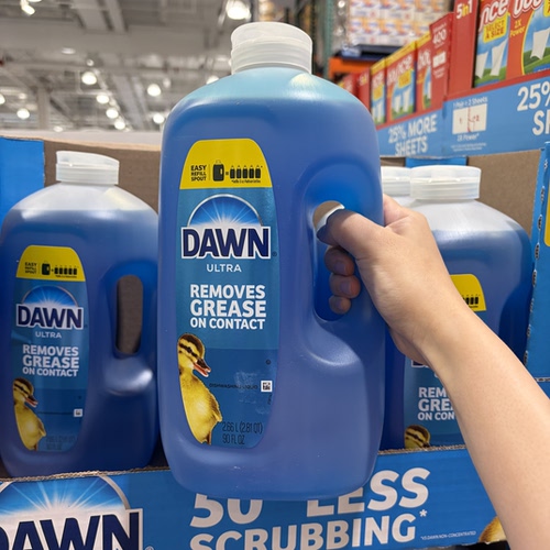 上海开市客代购DAWN浓缩洗碗液家用厨房去油污洗洁精2.66L