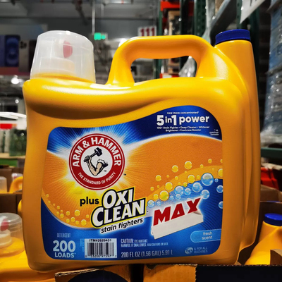 开市客costco代购美国ARM&HAMMER艾禾美小苏打亮白洗衣液5.91L