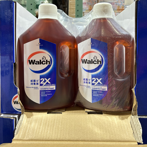 上海开市客COSTCO代购 威露士2X 消毒液2L*1瓶