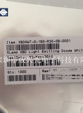 代理原装cree科锐 XBDAWT-01B0-R30-0B-0001 XBD白光2323白灯