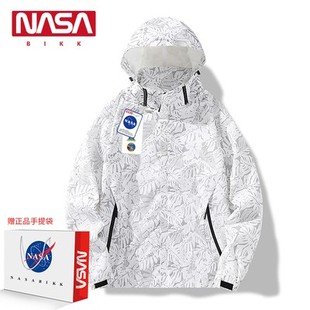 春秋季 防风防水加绒加厚 BIKK运动户外服男女款 NASA goretex冲锋衣