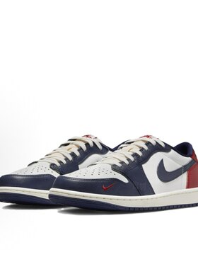 耐克男子Air Jordan 1 AJ1白蓝红运动板鞋HQ2993-100断码47.5 /10