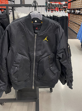 耐克男子运动休闲棒球领棉服薄款外套CZ1191-010断码S/10
