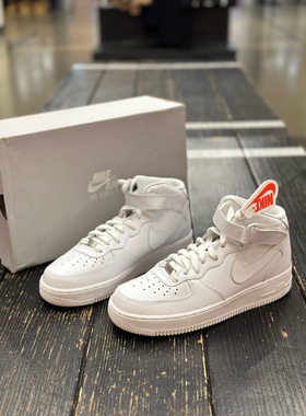 耐克Air Force 1空军一号纯白中帮板鞋CW2289-111断码41半盒/10