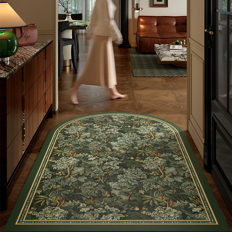 范居态度艾薇免洗美式复古入户地垫皮革进门垫防滑脚垫地毯可裁剪
