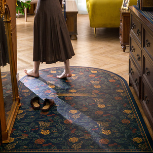 范居态度佩里免洗美式 复古入户门口皮革地垫进门门垫防滑脚垫地毯