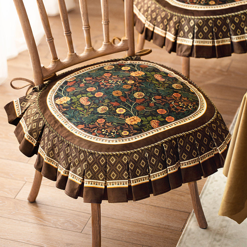 范居态度凯茜复古田园餐椅套罩家用椅垫高级氛围感轻奢风垫子坐垫,居家布艺,椅垫,淘宝优惠券,粉丝福利购,淘宝优惠卷