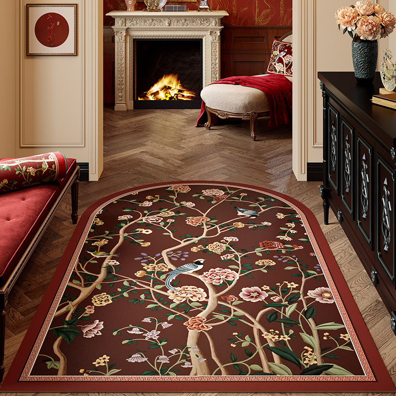 范居态度入户玄关皮革地垫新中式