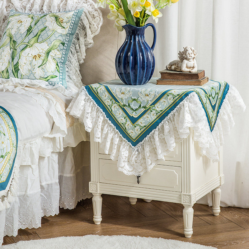 范居态度法式床头柜盖巾