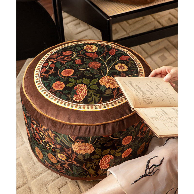 范居态度凯茜美式加高坐墩蒲团复古轻奢懒人沙发榻榻米垫可拆卸,居家布艺,靠垫/抱枕,淘宝优惠券,粉丝福利购,淘宝优惠卷