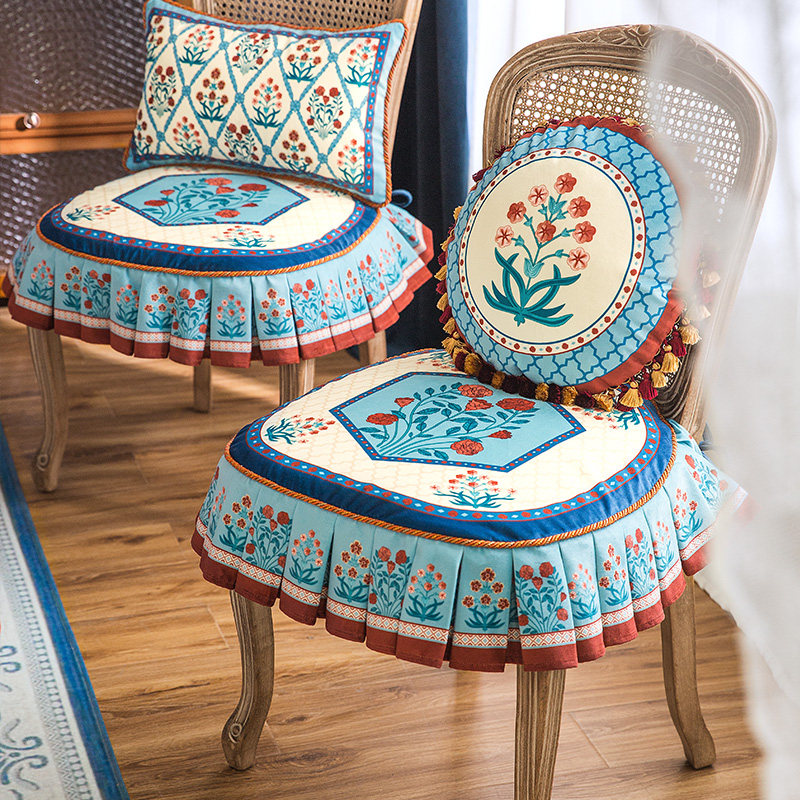 【国补再减15%】多比尼美式复古坐垫客厅椅垫轻奢家用餐桌座椅垫,居家布艺,椅垫,淘宝优惠券,粉丝福利购,淘宝优惠卷