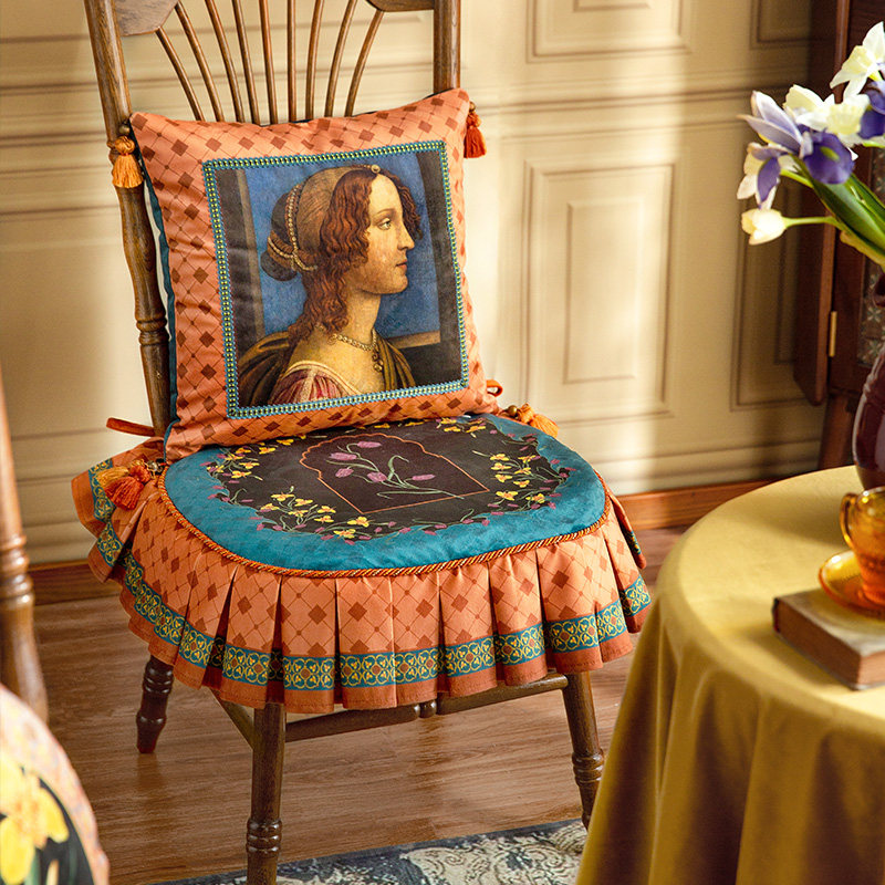 范居态度西蒙欧式复古坐垫椅垫轻奢座垫餐桌桌椅椅套凳子垫子含芯,居家布艺,椅垫,淘宝优惠券,粉丝福利购,淘宝优惠卷