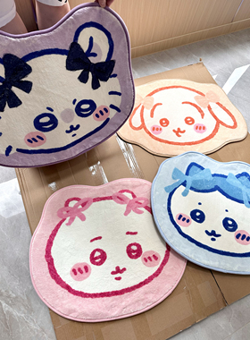 chiikawa蝴蝶结地垫40*60cm