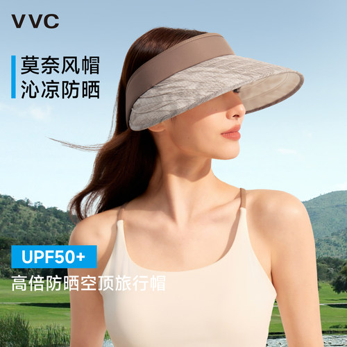 VVC高倍防晒帽莫奈印花