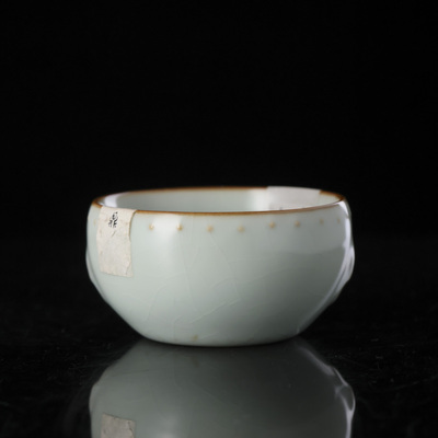 问鼎-天青丁酉战鼓杯 -陶瓷手工制作