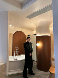 直播 男士新中式立领仿鳄鱼纹皮衣（网图慎用）25002-p110图片