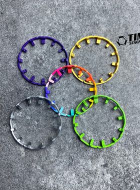 适用于卡西欧GA2100改装农家橡树刻度圈内圈彩色紫色替换字面内影