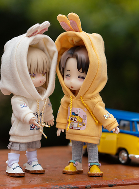 ob11娃衣 obitsu 11 GSC素体 糖果色卫衣 1/12分bjd molly