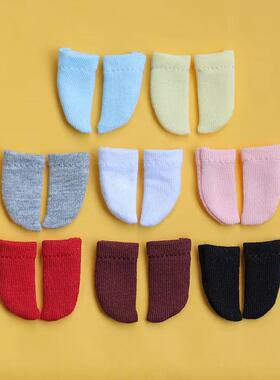 ob11娃衣 短袜过膝袜 条纹袜子 8分12分bjd娃娃衣服 MOLLY OB22