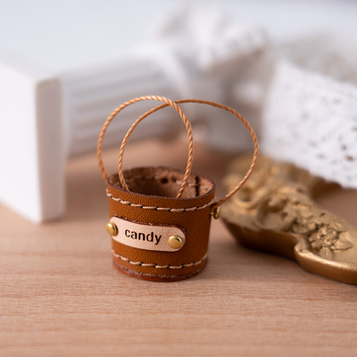 blythe娃包 ob22 ob24手工牛外出包 扣子凉鞋 小布 UFDOLL迷你体