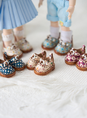 ob11娃鞋 1/12分牛皮鞋 球鞋 手工牛皮鞋 GSG body9 YMY