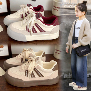 官网C&K女童鞋2026新款春季儿童跑步运动鞋女孩休闲轻便德训板鞋