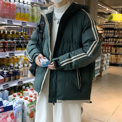 棉服男款冬季加厚保暖短款羽绒棉服2024新款潮流休闲男士冬装外套