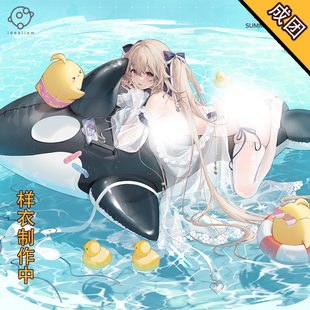 理想 碧蓝航线cos服 泳装 安克雷奇cosplay服装二次元游戏泳衣女