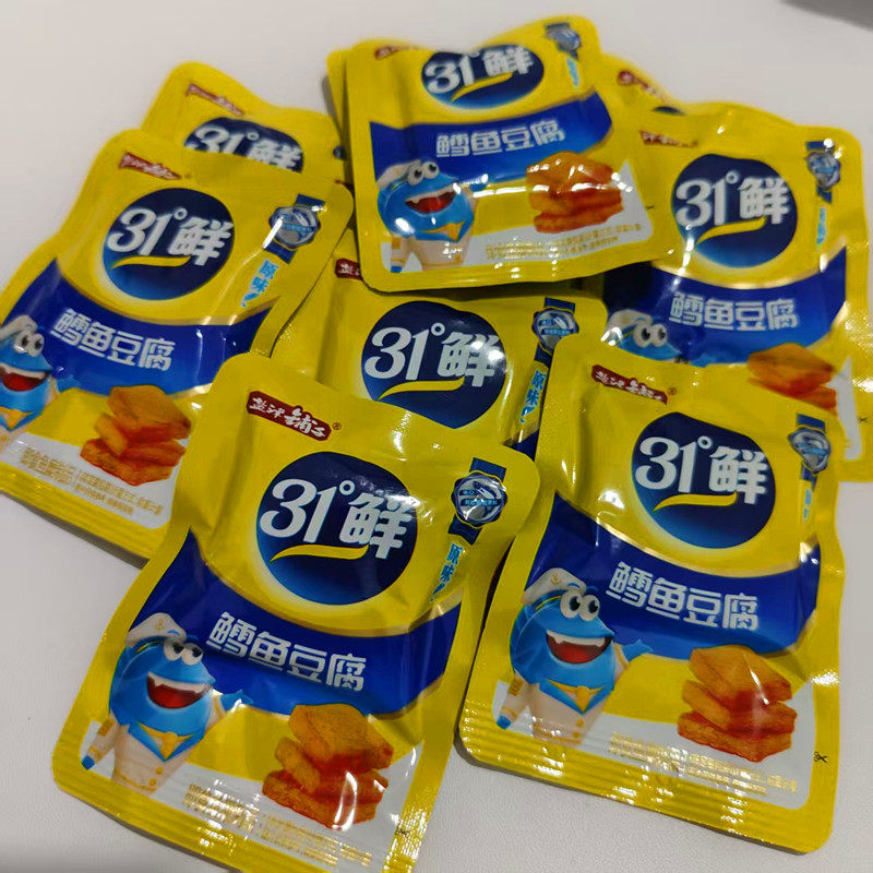 盐津铺子31度鲜鳕鱼豆腐原味独立小包装解馋休闲零食小吃