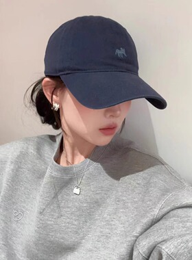 2026新款刺绣小狐狸棒球帽运动男女加深宽檐遮阳透气显脸小鸭舌帽